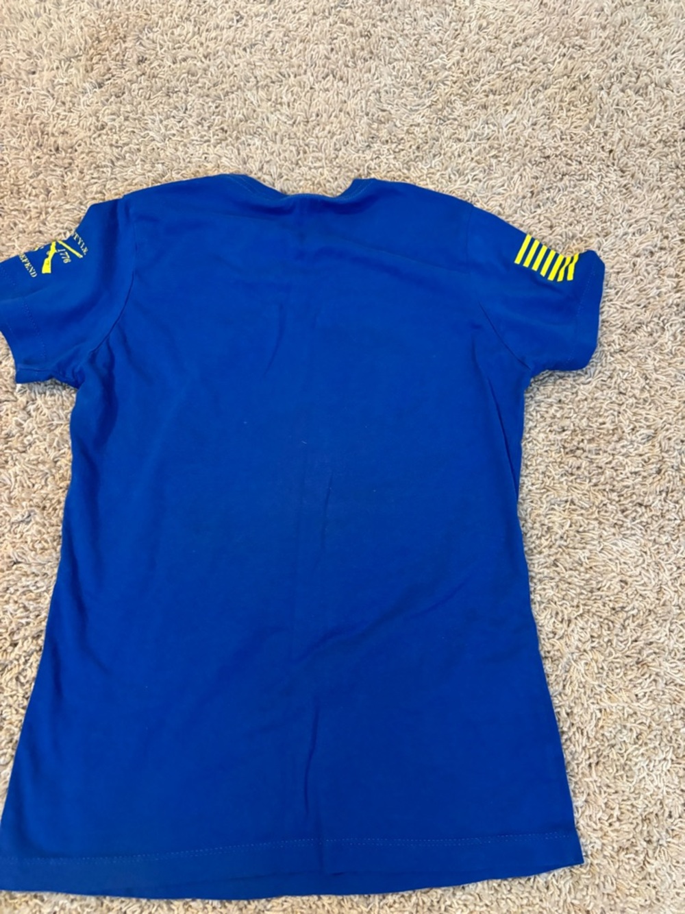 Grunt style size small shirt, blue&yellow in color - Picture 7 of 7